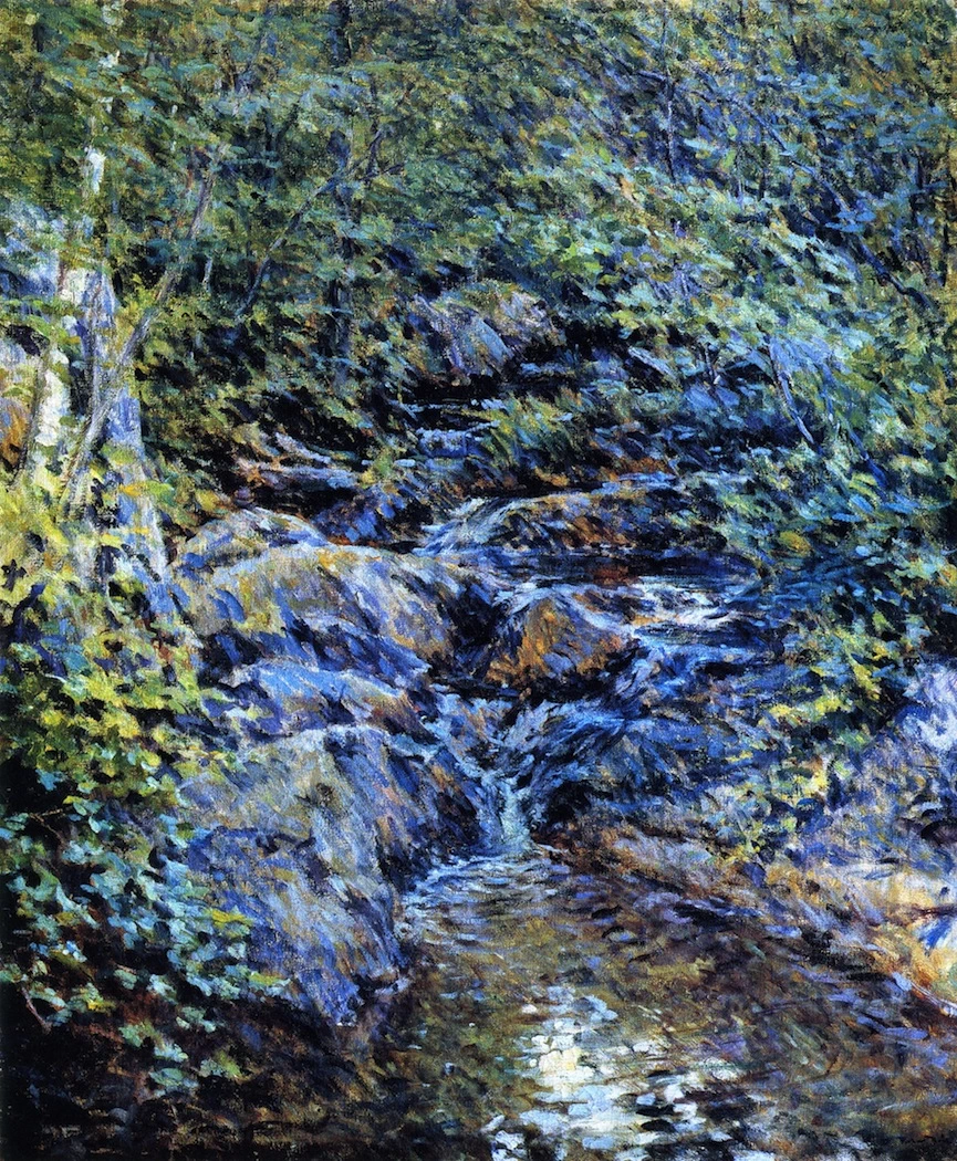 Paesaggio con cascata, 1890